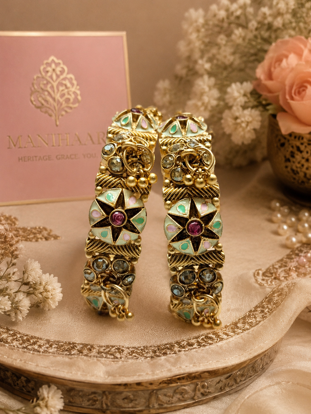Heritage ghungroo Bangles | Traditional Indian Bangle Collection