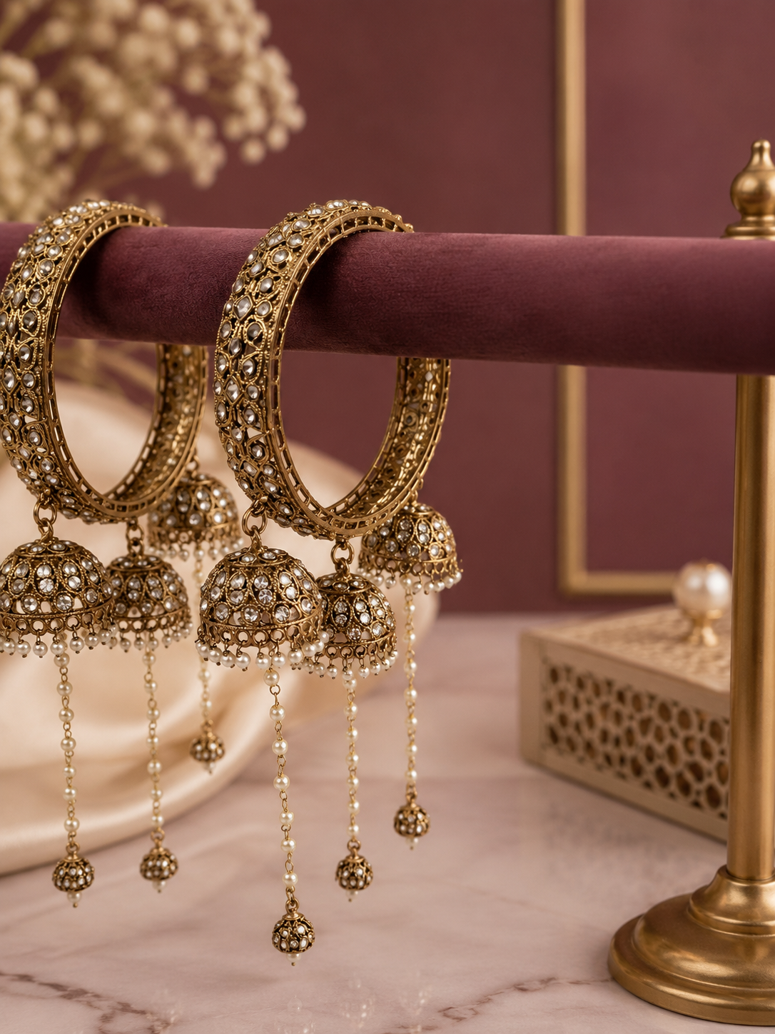 Afsana Reverse AD Jhumki Kangan | Luxury Collection