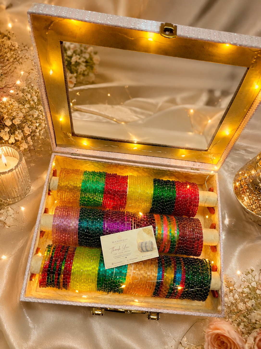 Trending Raindrop Bangles | Colorful Glass Bangle Collection