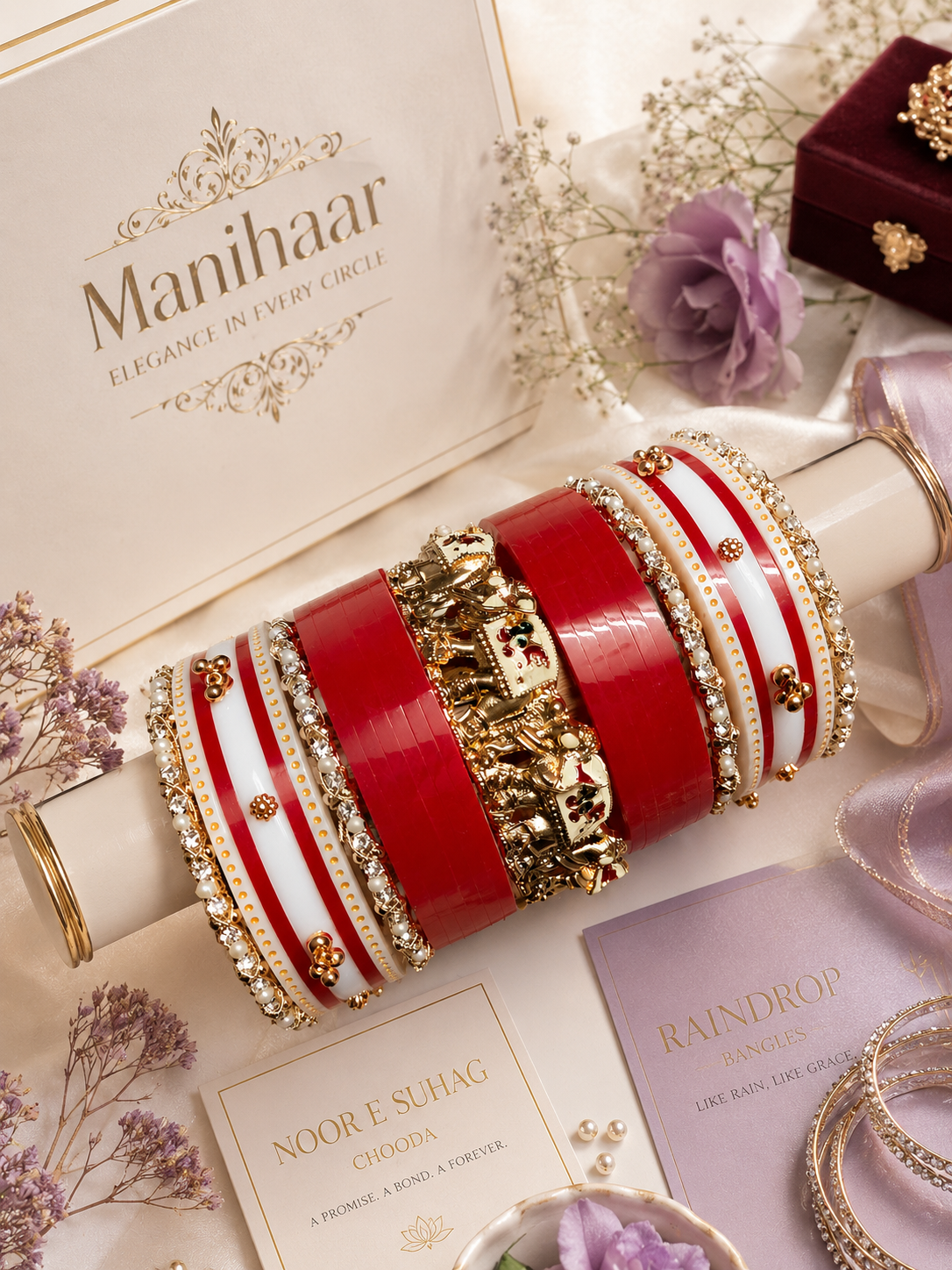 Meher Punjabi Heritage Chura | Bridal Heritage chura Collection