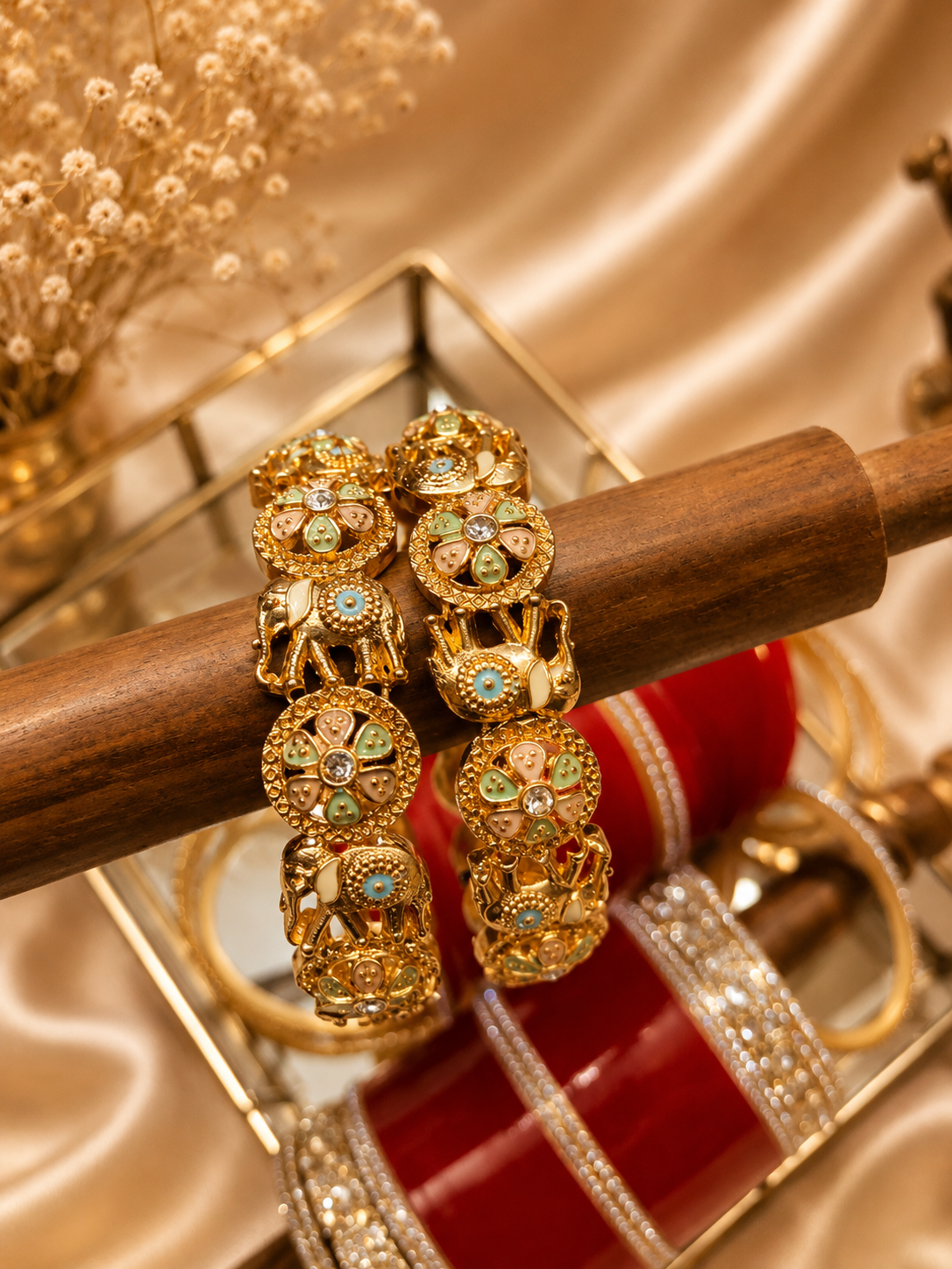 Gajraj Heritage Kangan | Royal Bridal Bangle Collection