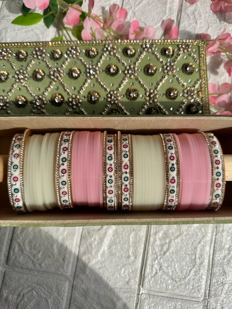 Casual Pastel Bridal Chuda