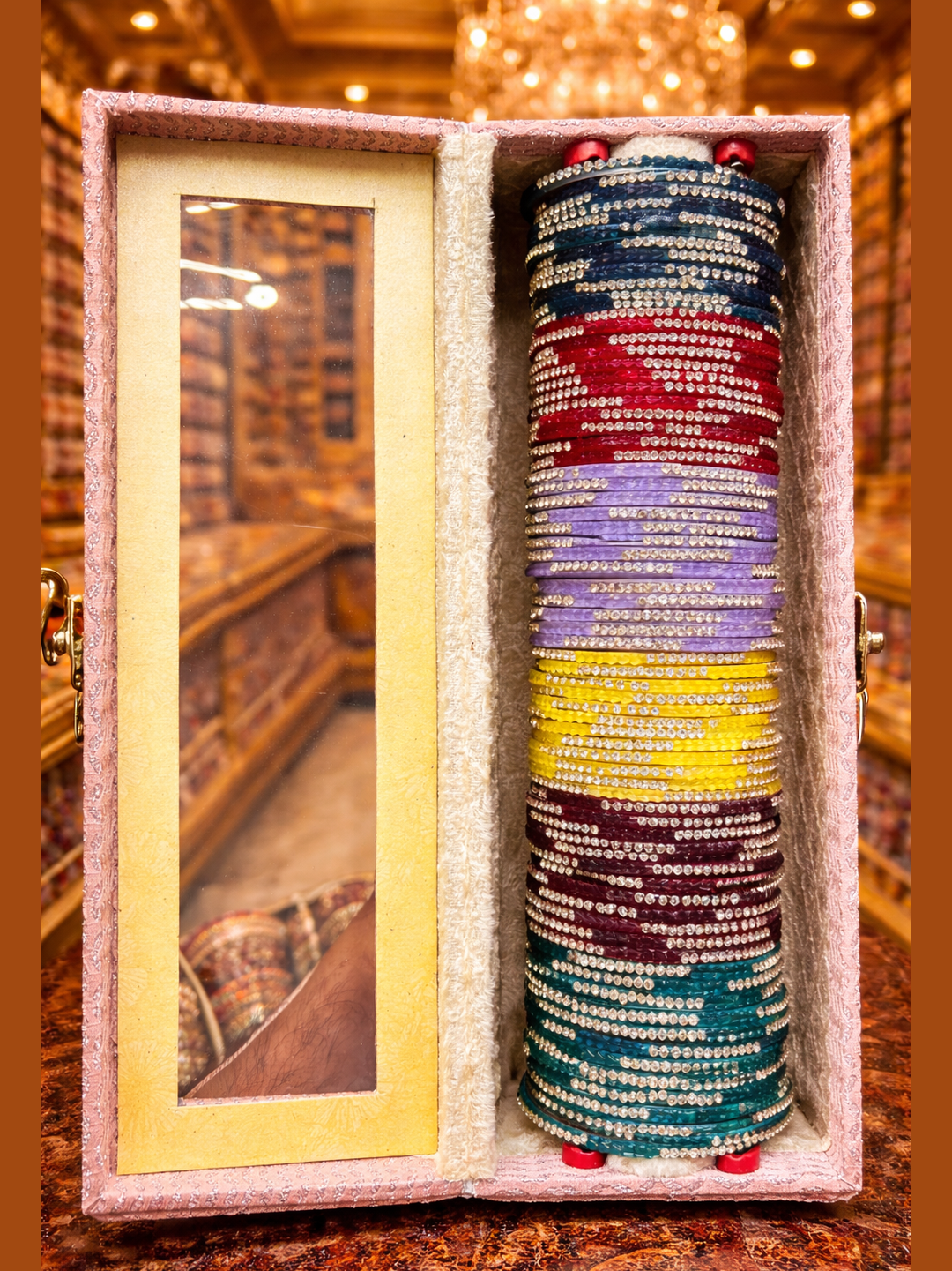Colorful Indian Traditional glass bangles