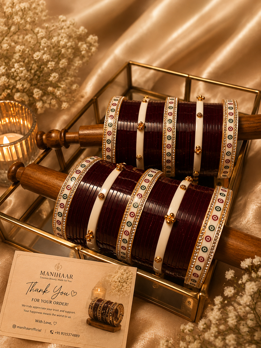 Comfort Fit Punjabi Chooda | Round Inside Bridal Chooda