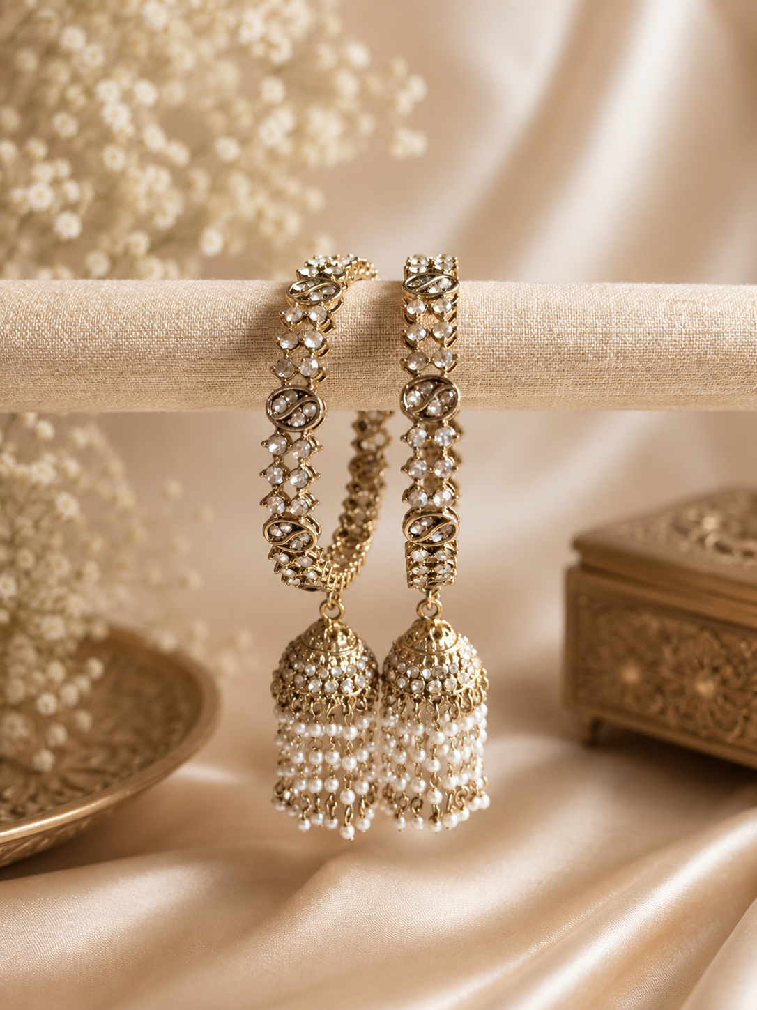 Afsana Reverse AD Kangan | Premium Jewelry