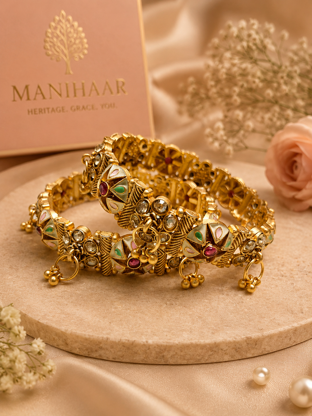 Heritage ghungroo Bangles | Traditional Indian Bangle Collection