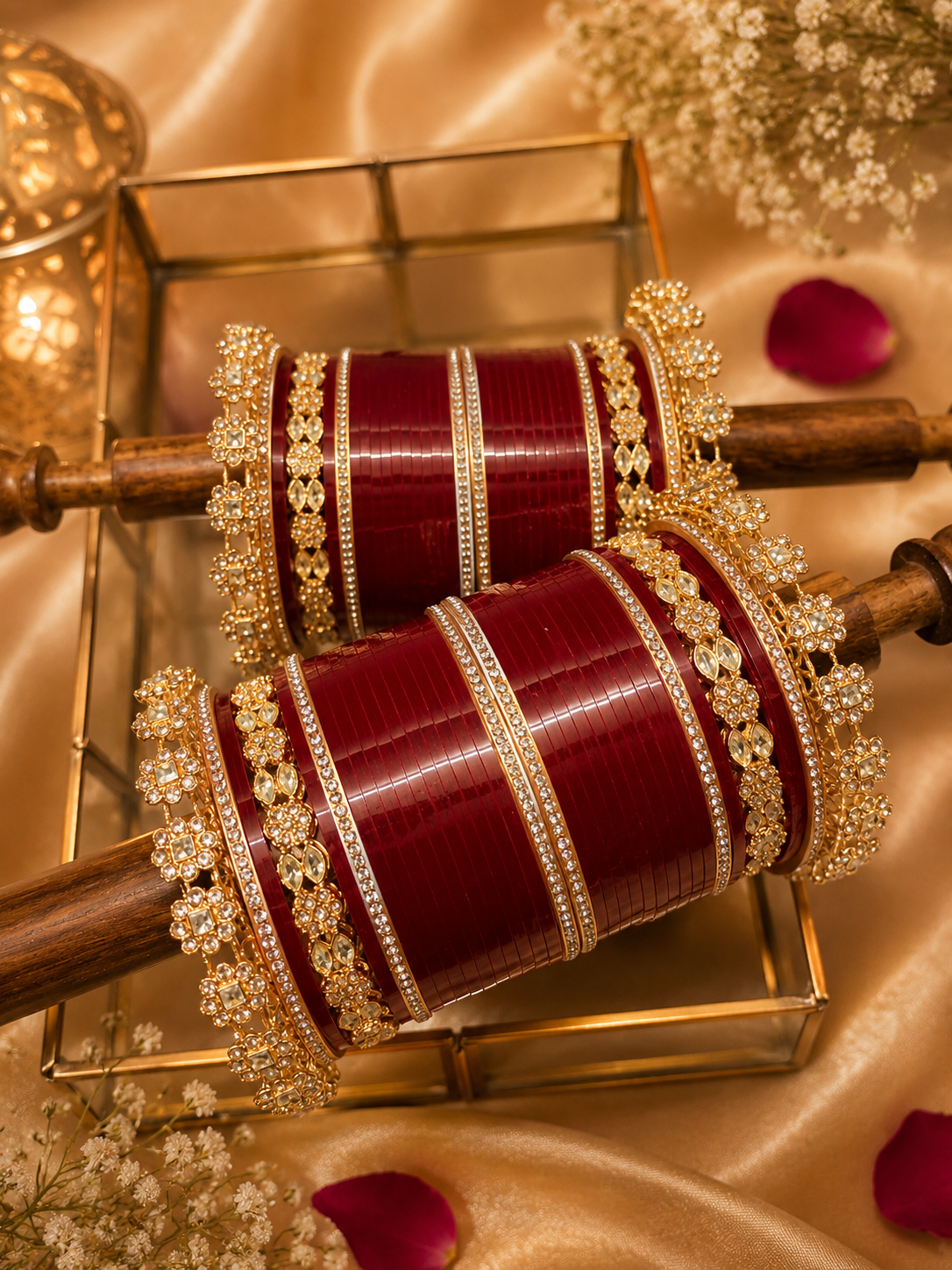 Imperial Pacheli AD Chooda | Luxury Bridal Chooda Collection