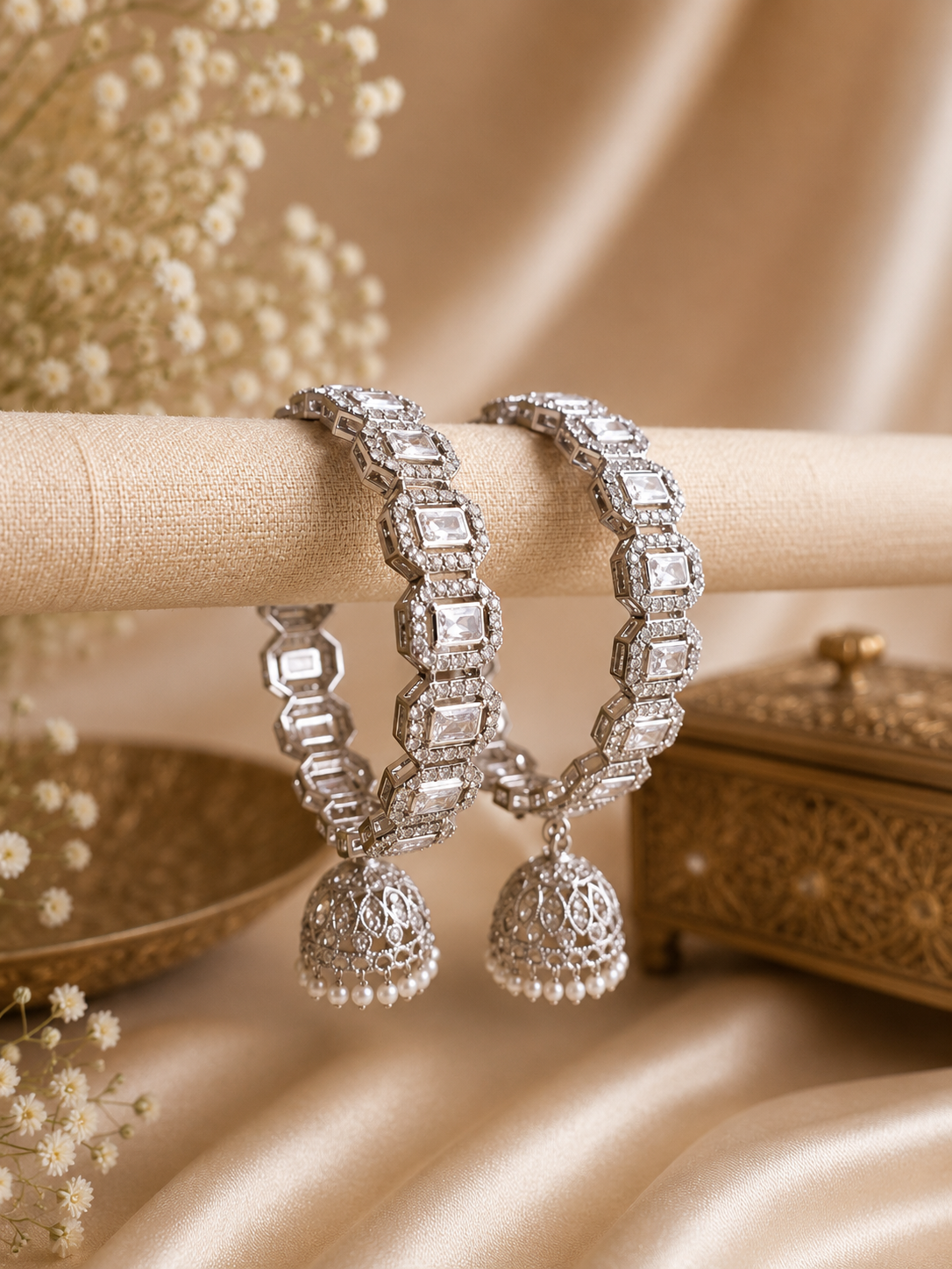 Sitara Reverse AD Kangan | Wedding Jewelry