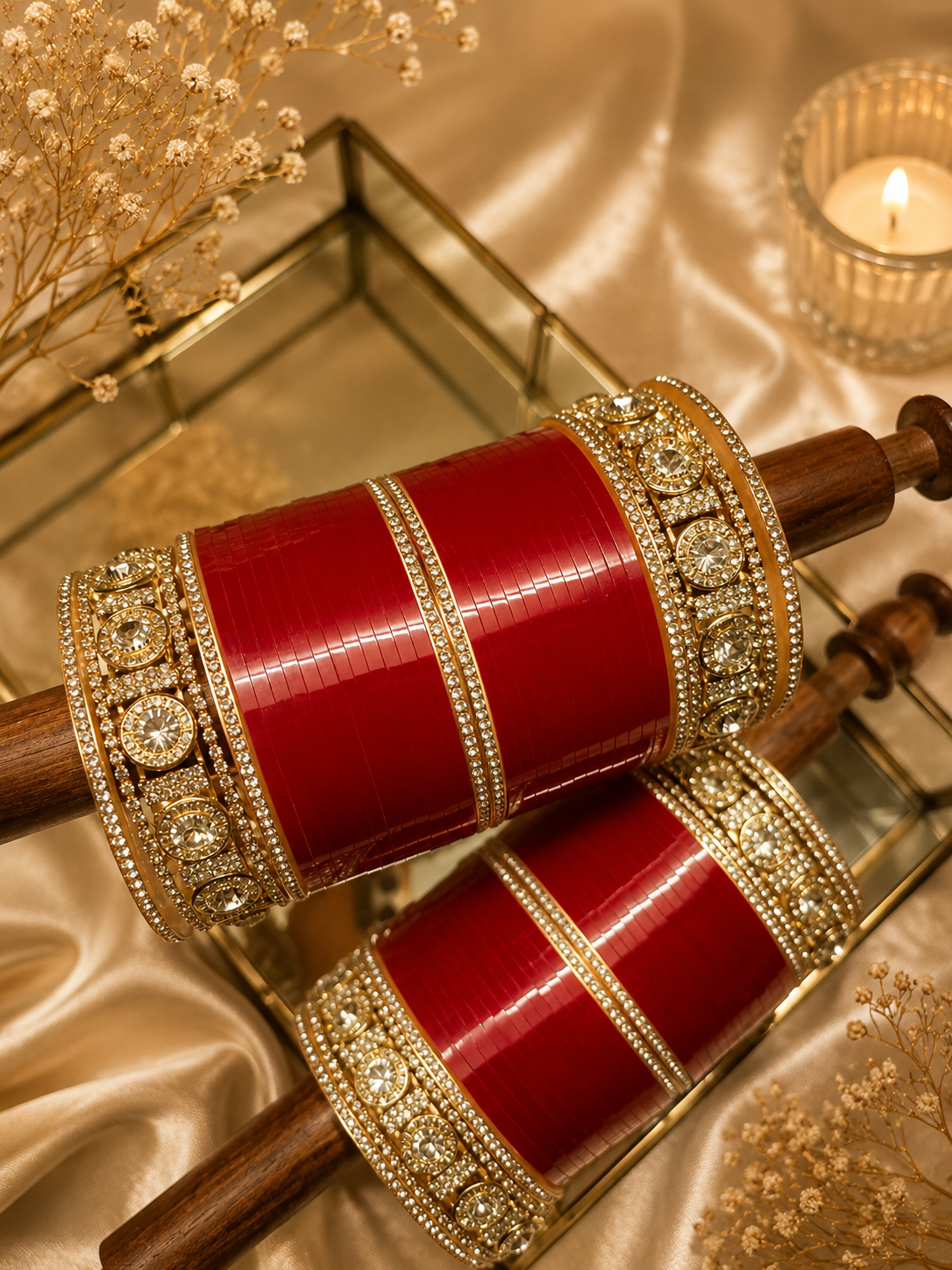 Moonlight Spark AD Chooda | Wedding Bangles