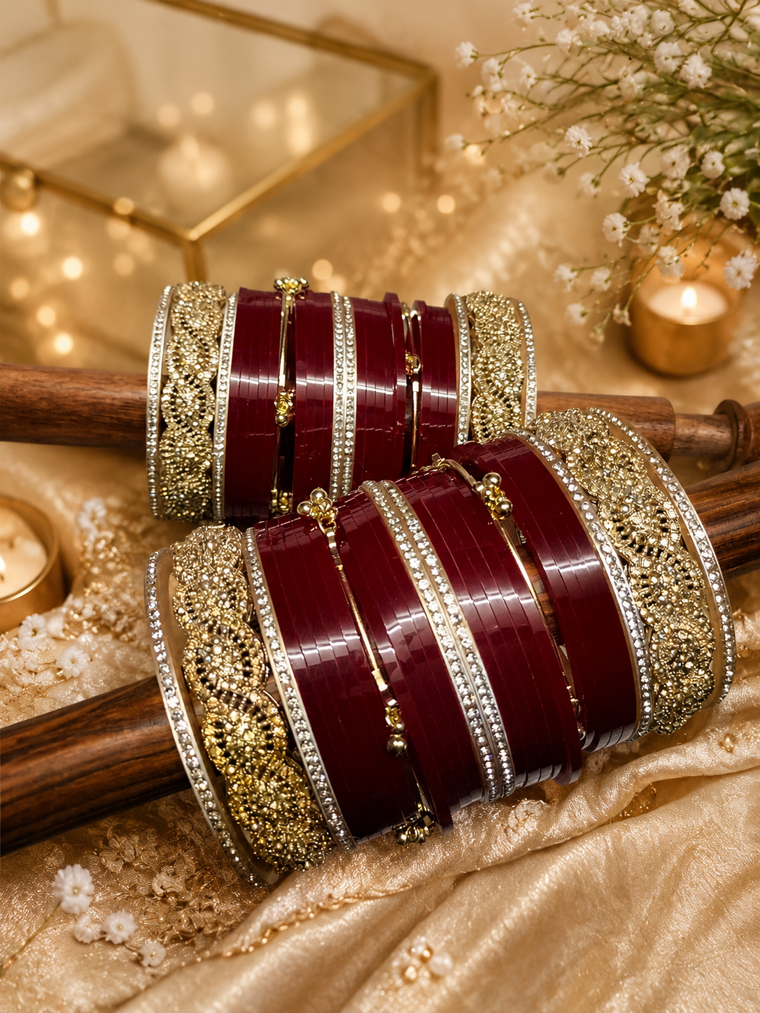 Wedding AD Chooda with Kashmiri Ghungroo | Luxury Bridal Collection