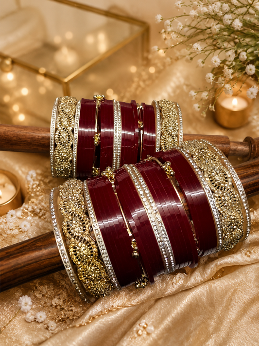 Wedding AD Chooda with Kashmiri Ghungroo | Luxury Bridal Collection