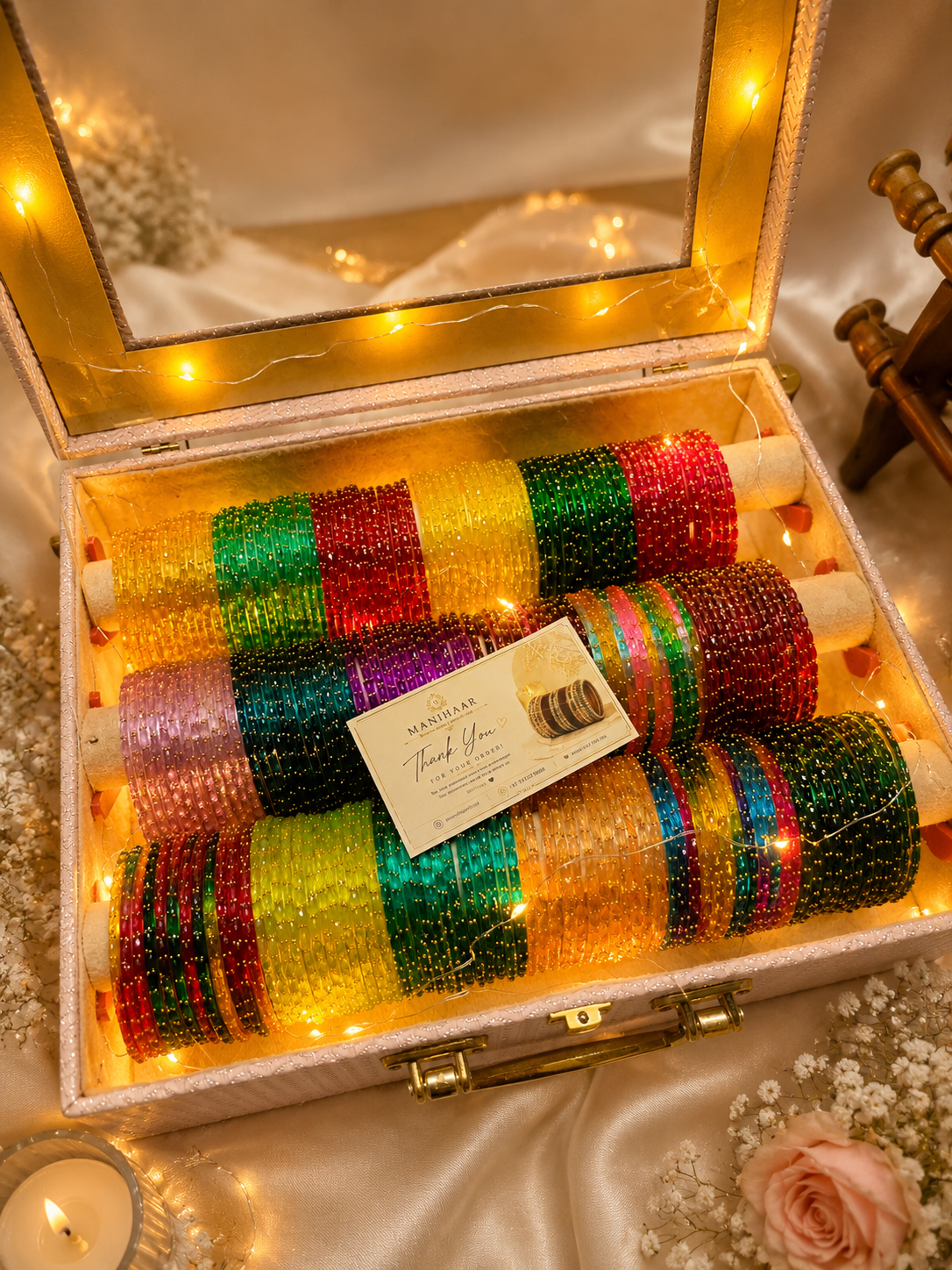 Trending Raindrop Bangles | Colorful Glass Bangle Collection