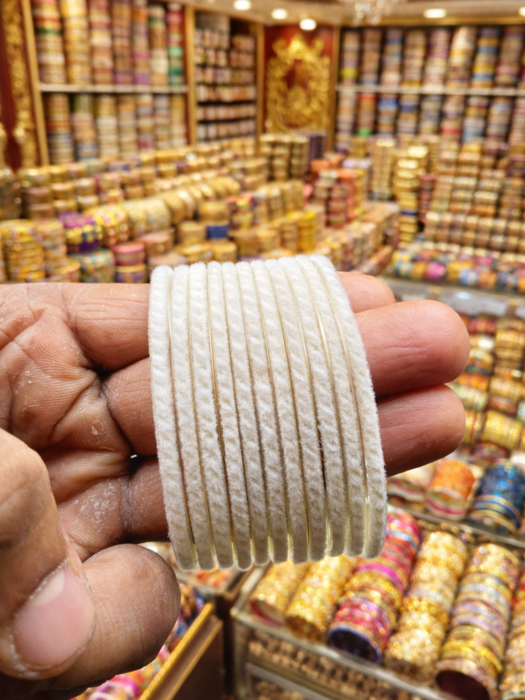 Velvet Glass Bangles (set of 12)