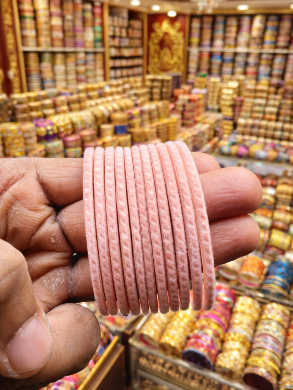 Velvet Glass Bangles (set of 12)