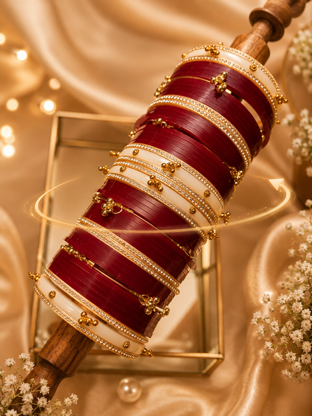 Gulnaar Kashmiri Ghungroo Chooda | Wedding Bangles