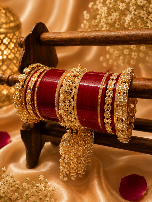 Shahi Jhumki AD Chooda | Premium Bridal Collection