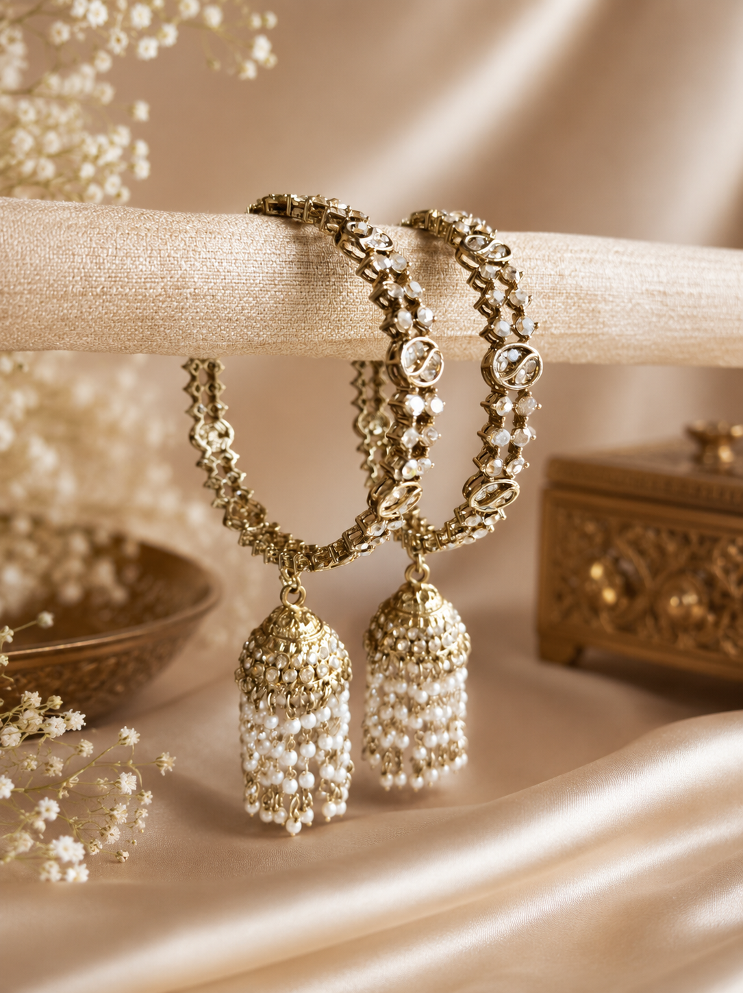Afsana Reverse AD Kangan | Premium Jewelry
