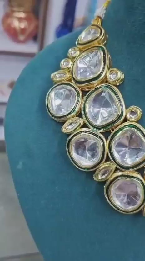 Kundan Polki necklace set
