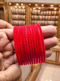 Velvet Glass Bangles (set of 12)