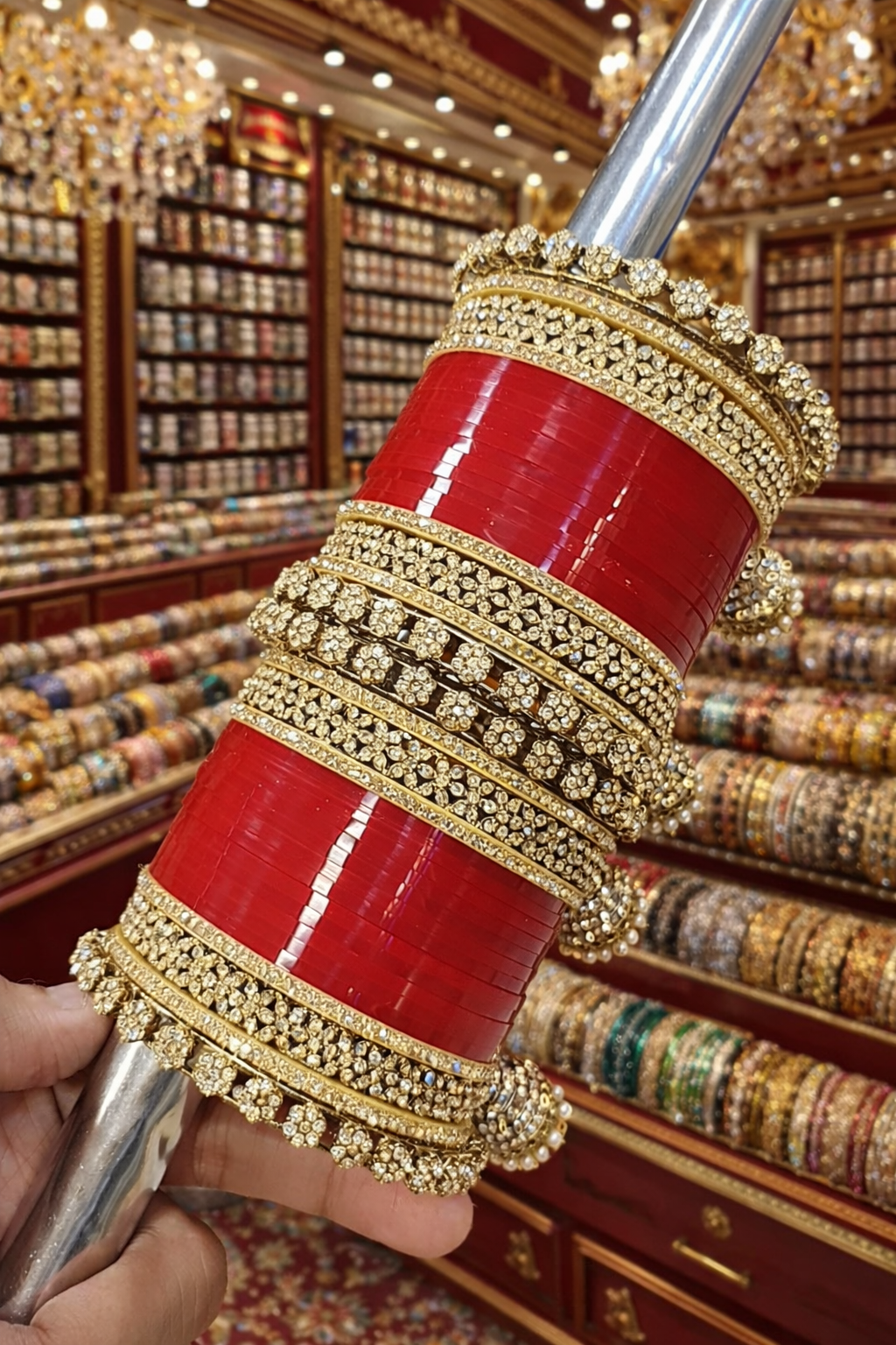 Star Design Punjabi Bridal Chooda for Wedding & Festive Wear