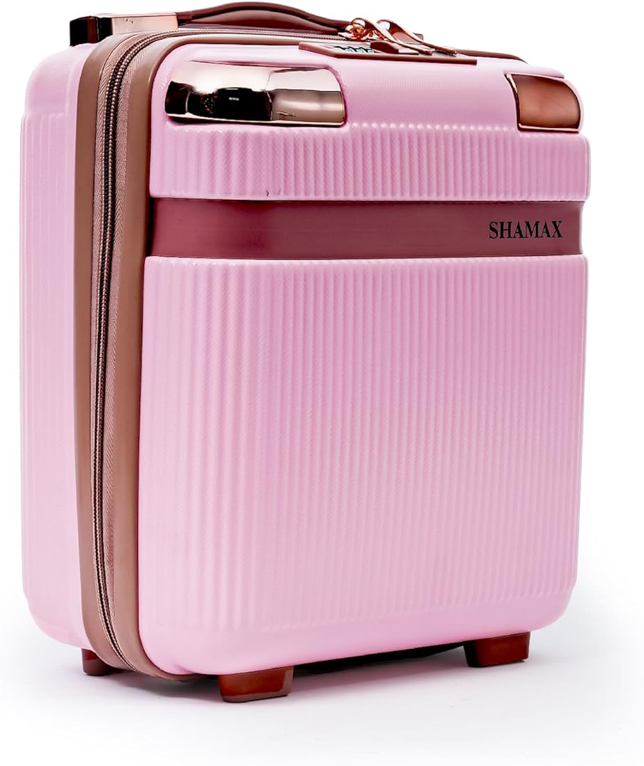 SHAMAX Vanity Box Storage Organiser for Cosmetics and Jewellery Box Cosmetic Storage case Portable - Makeup Bag for Women Carry Handles - Large Storage - Wedding Gift