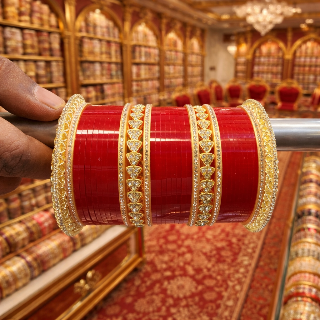 Simple Casual Bridal Chooda for Wedding & Post-Wedding Wear