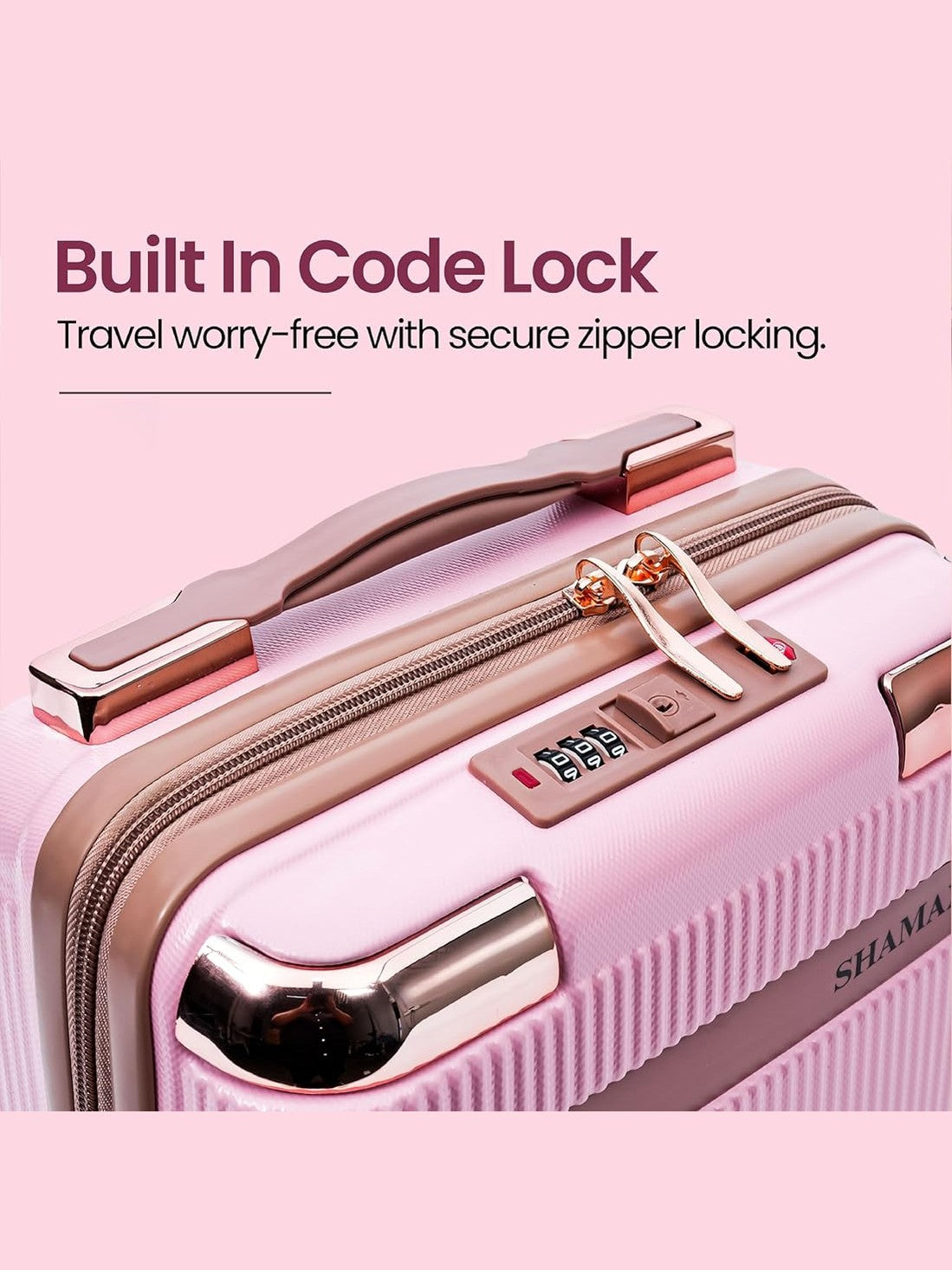 SHAMAX Vanity Box Storage Organiser for Cosmetics and Jewellery Box Cosmetic Storage case Portable - Makeup Bag for Women Carry Handles - Large Storage - Wedding Gift