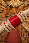 Designer Pearl Kundan Bridal Chooda with Pacheli Bangles