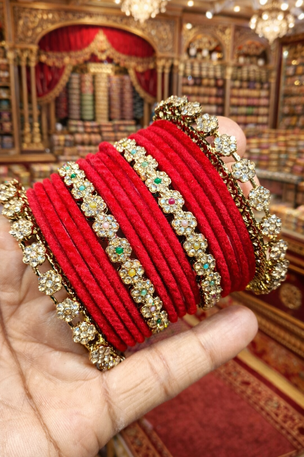 Metal bangles set