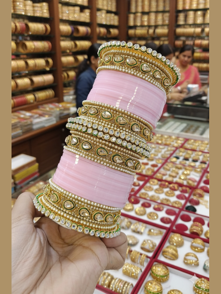 Punjabi Bridal Pink Chuda