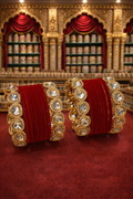 Premium Kundan Bangles Set for Bride | Royal Indian Jewellery