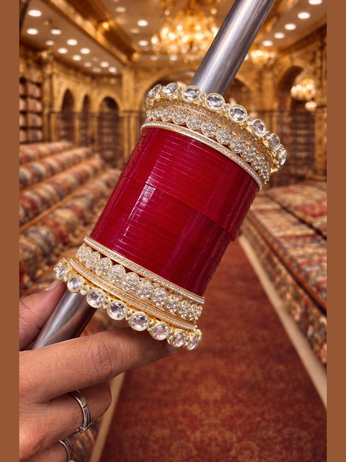 Casual Bridal Chooda with pacheli