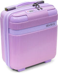 SHAMAX Hard Shell Vanity Box for Women | Makeup Organizer Case with TSA Lock, Train Case & Travel-Friendly, Wedding Gift | Cosmetic & Jewellery Storage Box (28×16.5×30cm) Purple
